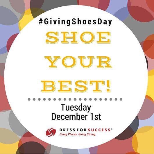 CCFashionAssoc's tweet photo. Support @DFSCentral on Dec 1st by donating to #GivingShoesDay at 70 E Lake Ste. 900! For Qs contact @Sinclaire_Fon! https://t.co/XEycDgAa0m