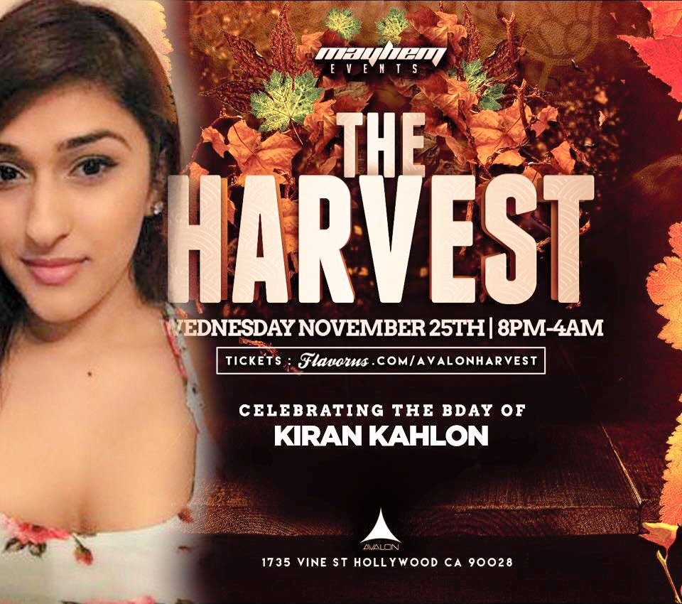 Belated Happy Birthday @kirannxoxo ! Here's your pass for #AvalonHollywood this Wednesday!

#edm #plur #nowplaying