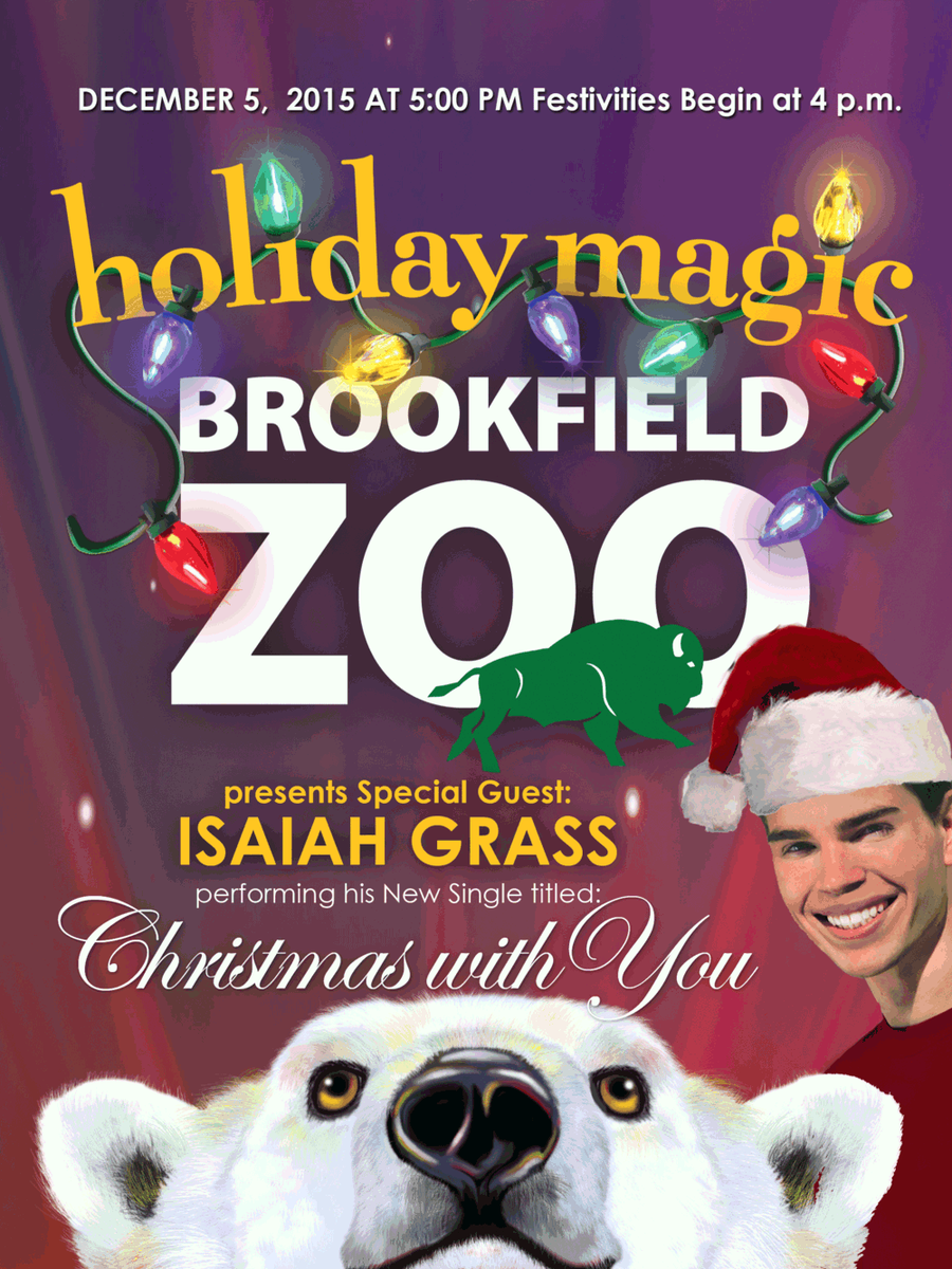 Join me this Dec 5, at 5:00 PM <a href="/brookfield_zoo/">Brookfield Zoo Chicago</a> for the #HolidayMagic where I will be singing some Christmas Classics