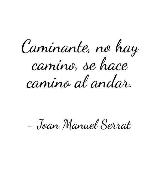bevisiblelatinx's tweet photo. Words of encouragement from #BeVisible's co-founder, @futureofwomen. 

Quote: Joan Manuel Serrat

#motivationmonday https://t.co/XXnt9SMWw9