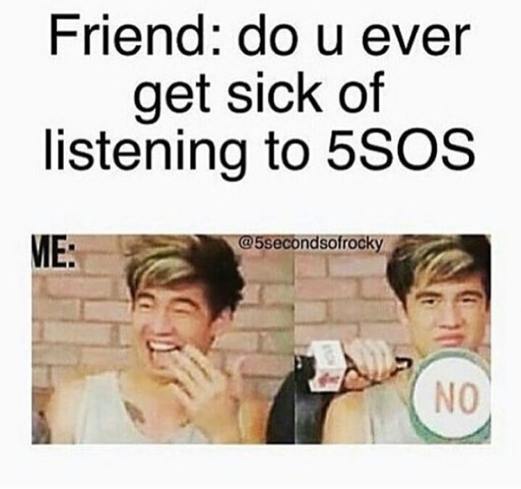 HAHAHAHA me #MTVStars 5 Seconds of Summer