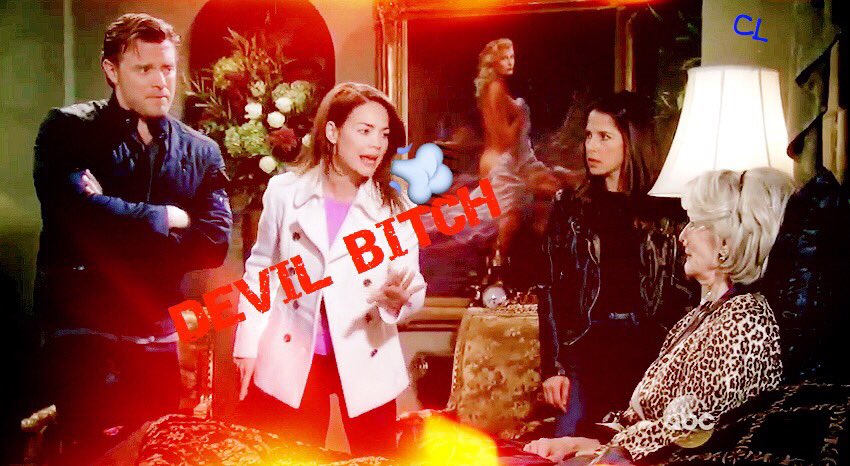 LuvDavidLaBrava's tweet photo. #Elucifer #Liz #DevilBitch #Jasam 's faces are everything !. 😂😂😂😂. #GH #BitchAintShitButABlackHoleOTricks 🤗 https://t.co/EiUFbMDREz