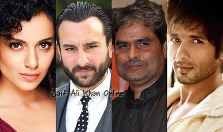 Kangana Ranaut to get intimate with Shahid Kapoor, Saif Ali Khan in 'Rangoon'?  | Saif Ali Khan Online