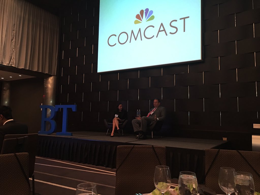 businesstoday's tweet photo. "We have seen that to be successful, we have to evolve." #DavidLCohen, EVP at @comcast at #BTIC2015 https://t.co/eVZFLDQOf4