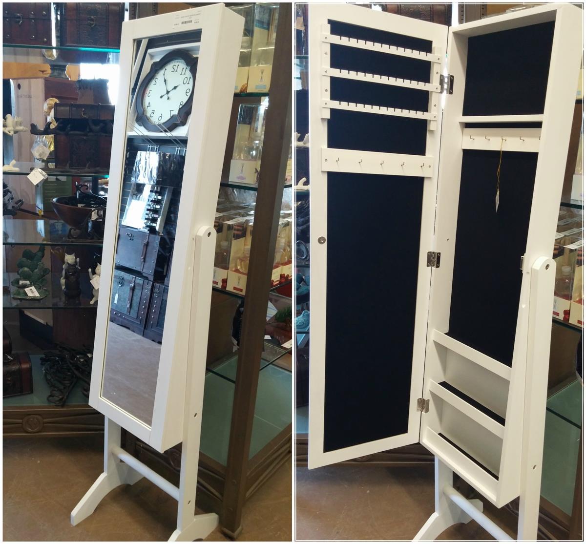 Decor_On_A_Dime's tweet photo. Featured: What's better than a standing mirror? A standing mirror with a jewelry cabinet on the inside! #DecorStore https://t.co/PXUfdufZc4