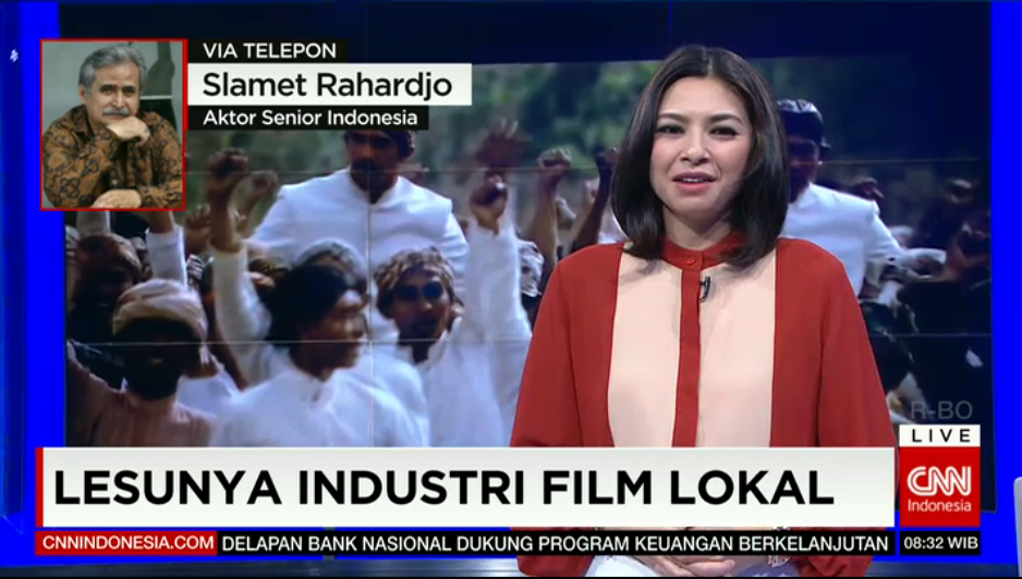 CNNIDWorldNow's tweet photo. Slamet Rahardjo: Penonton tak perlu dilayani, penonton harus dihajar. Harus ada film yg menyentuh emosi masyarakat. https://t.co/A46NgLzno2