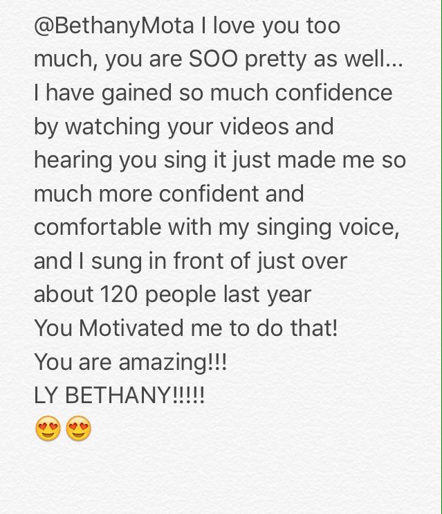 CPemp15's tweet photo. @BethanyMota Love you too much! Your amazing and SOO pretty as well!!!!! 😍😋😘 #MOTAVATORMONDAY https://t.co/GWWvgalZIO