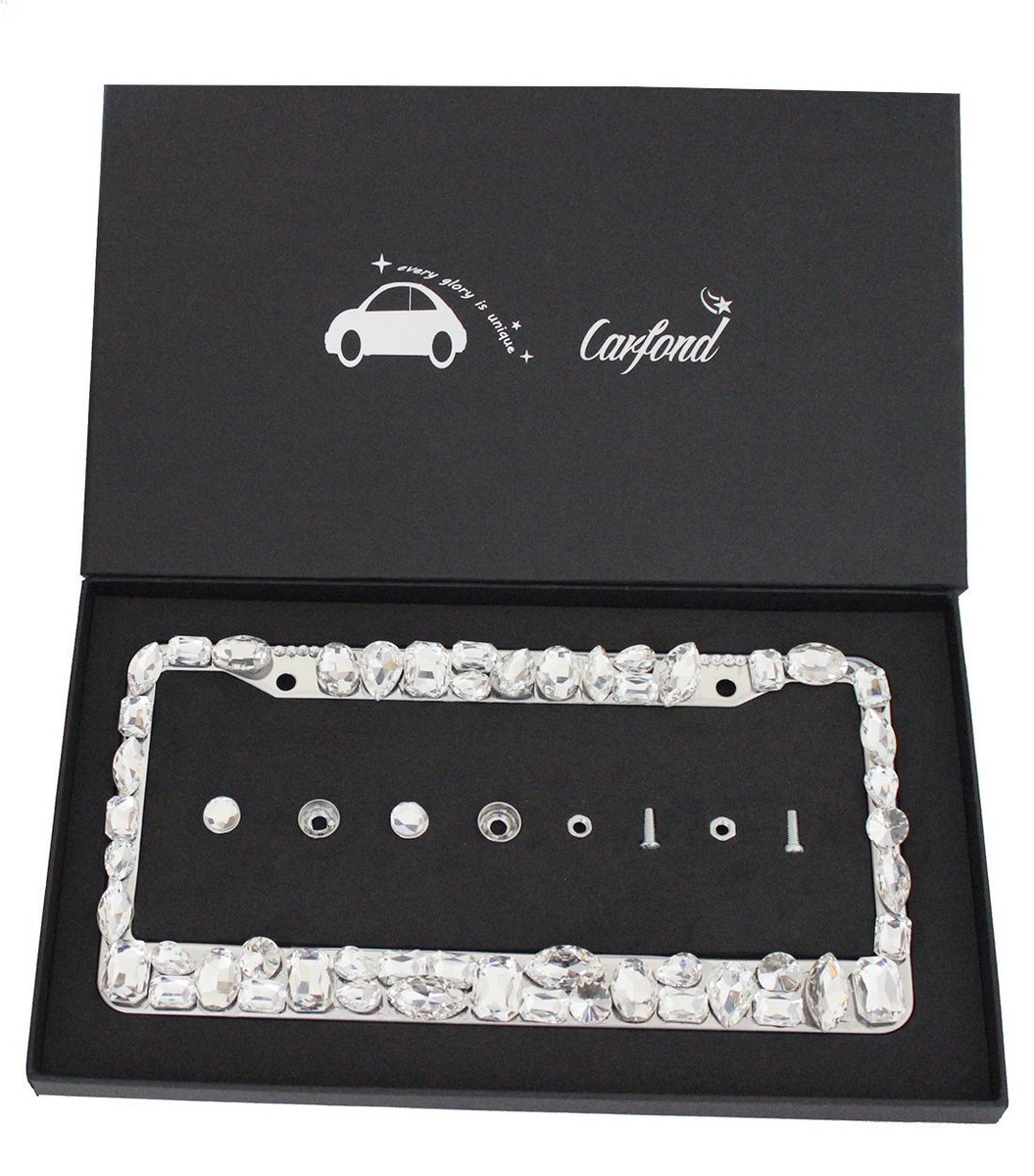 IGOGOWELL's tweet photo. Carfond Pure Handmade Sparkling Crystal  License Plate Frame (Luxury Clear)
https://t.co/CHbhOULeca https://t.co/YWnAwp6ssI