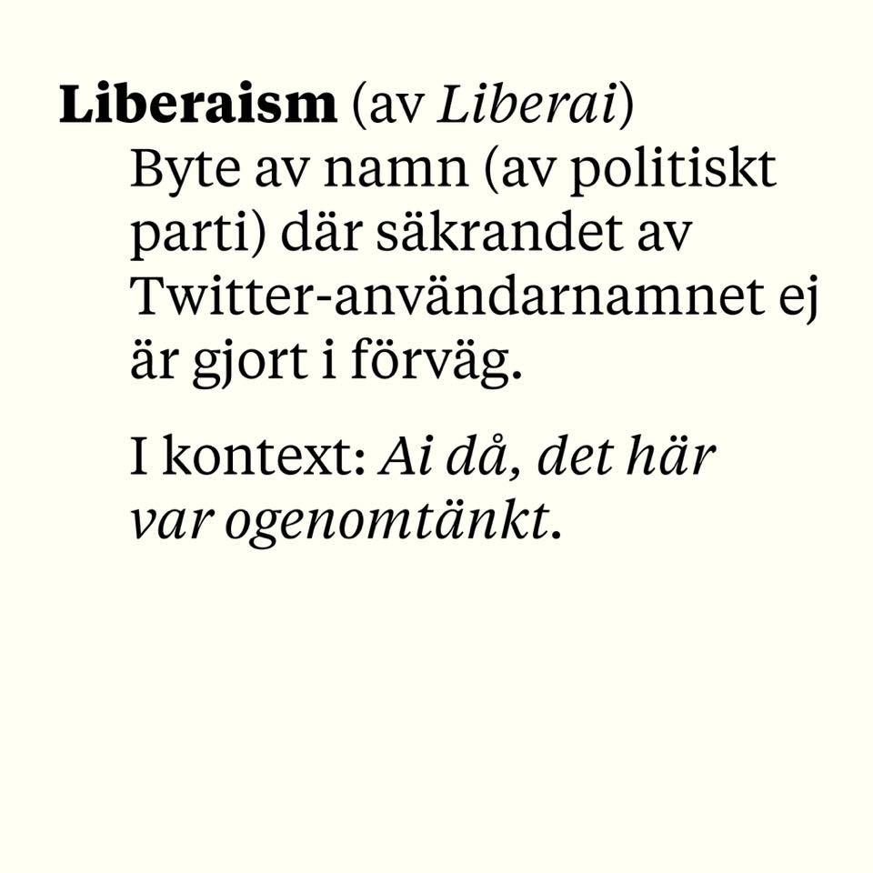 IiberaIerna's tweet photo. Definitioner ska vara viktiga.
Vad är då Liberaism? https://t.co/tj2qUtlgkd