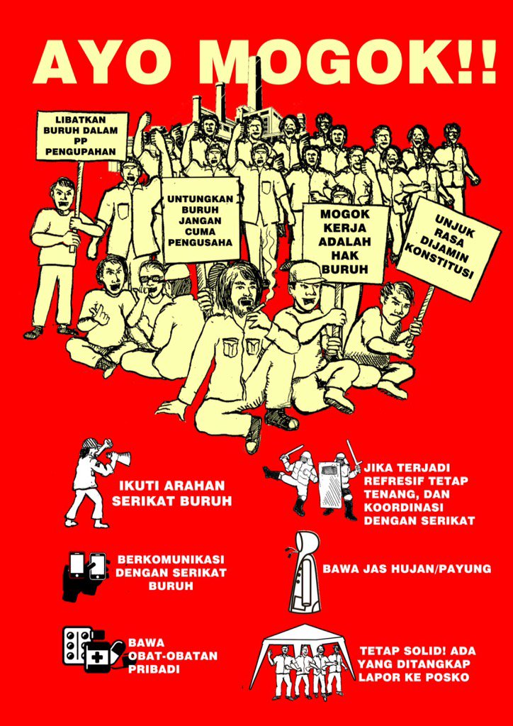 Selamat berjuang kawan2 buruh