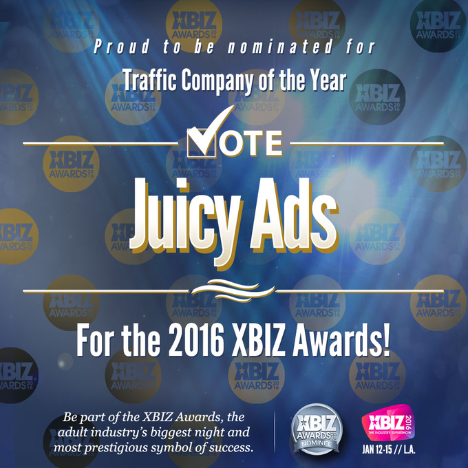 We're nominated for the @xbiz awards 2016 - Best #adnetwork ! Please vote for us on https://t.co/5fqbqtuzwo<a href="/tag/adnetwork"class="tags"><span>#adnetwork</span></a>