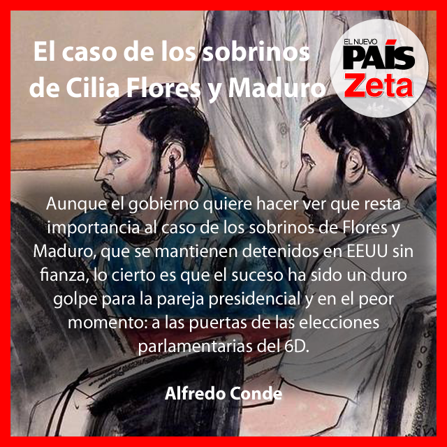 ElNuevoPais2026's tweet photo. Zeta | @Alconde: Franqui Flores es un sobrino de Cilia Flores y Campo Flores, es ahijado del presidente Maduro. https://t.co/Bn3YVvNlG3