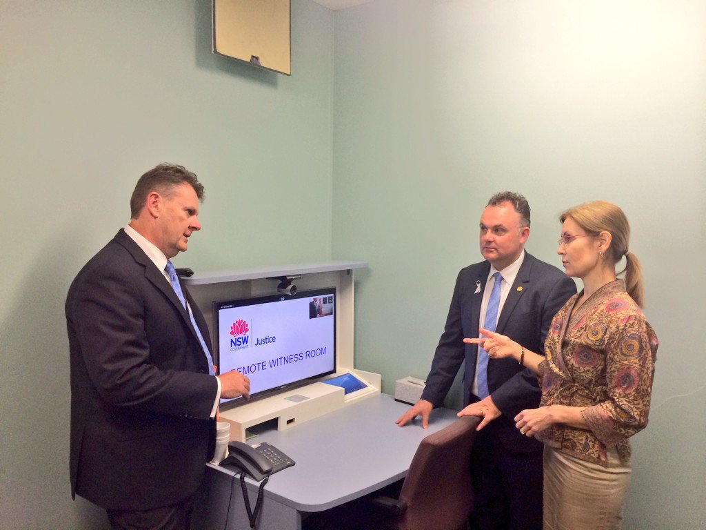 gabrielleupton's tweet photo. $500k new HD #AudioVisualLink technology. Gr8 2 see upgrade w Terrigal MP Adam Crouch @JusticeNSW @CCexpressadvoc https://t.co/AXm82REgql