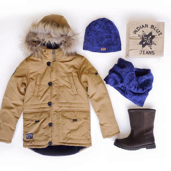 Ready for a cold day boys? #kidsoutfit #kidsfashion #winter #boys #indianbluejeans #gutsvalley