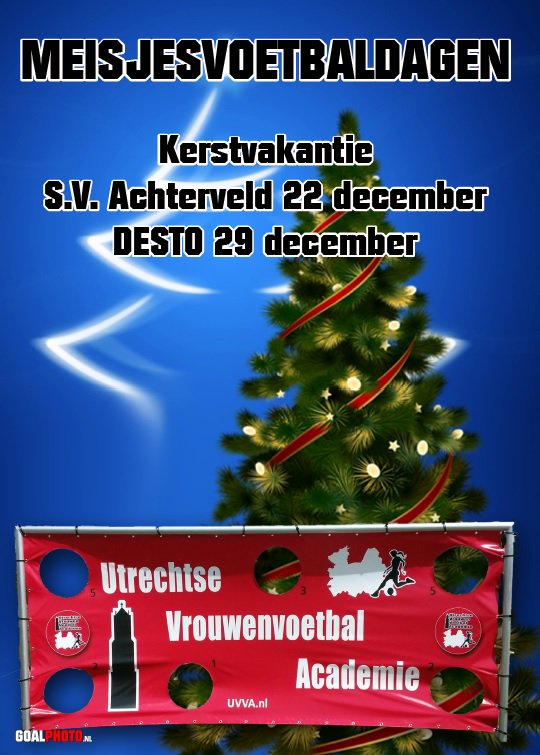 December wordt weer leuk! Ben jij erbij? #uvva #keepersclinic #meisjesvoetbaldagen #vrouwenvoetbal