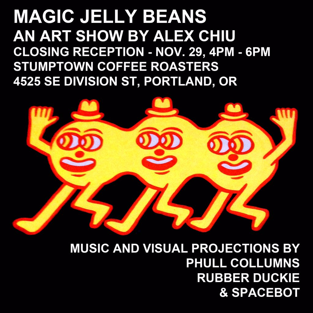 Skuttlesworth's tweet photo. My band RUBBER DUCKIE! Will be playing at this show!  Sunday, Nov 29.  4-6pm. Stumptown Coffee SE Division https://t.co/3Jt3BeAuaG