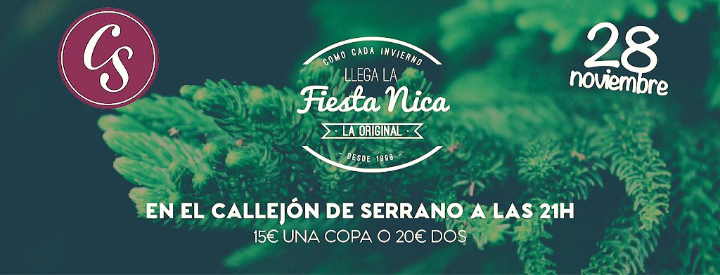 serranocallejon's tweet photo. 28 de nov tu diversión en @serranocallejon es su esperanza // @OngdNica // #madrid #ong #events #solidarity https://t.co/d6eJ5pYy06
