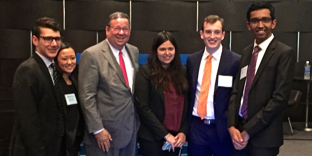 comcast's tweet photo. "We're always looking for top young talent like those gathered here" - #DavidLCohen @comcast at tonight's #BTIC2015 https://t.co/m9HHKCrKPO