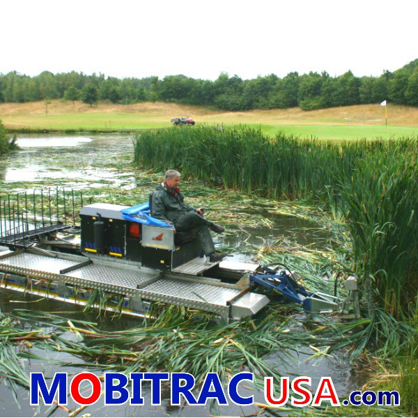 This'd clean a dock area! MobitracUSA.com or u could call Weeders Digest and they'd get er done 952-715-0331