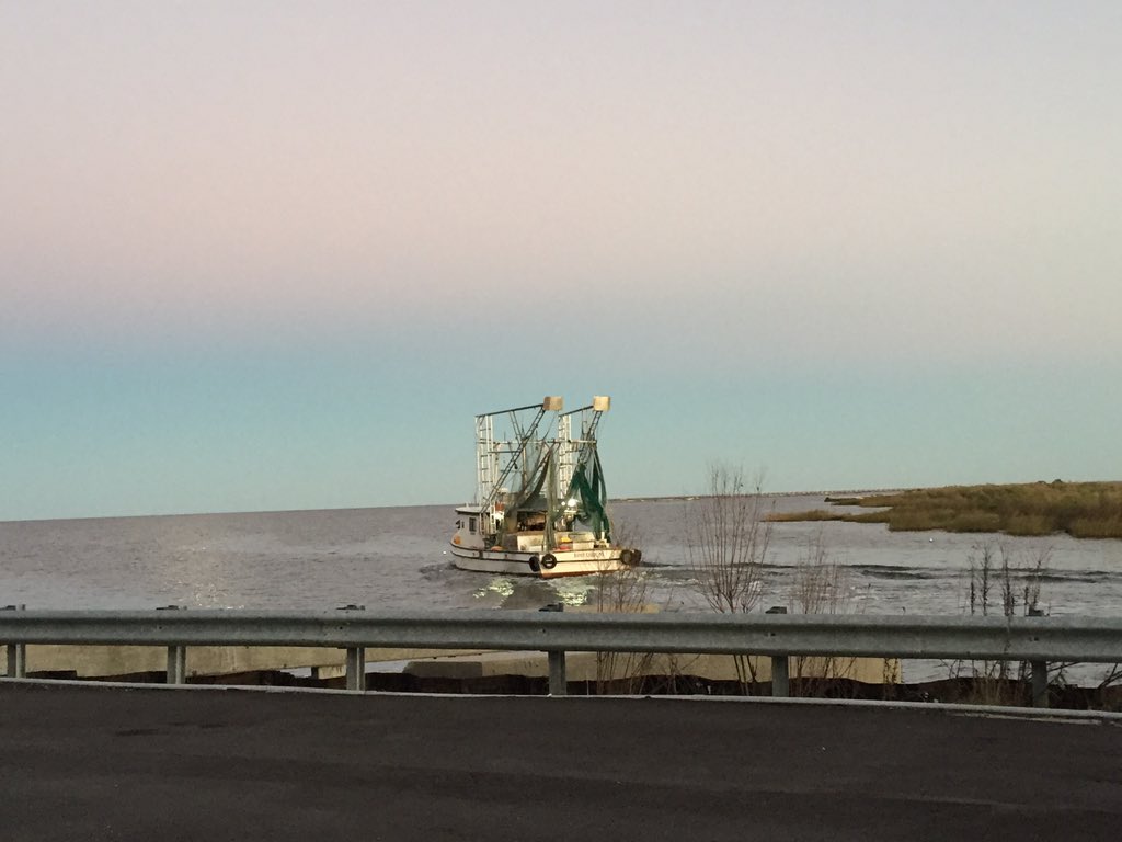 Serenasierra's tweet photo. #CaptPatrick #ShrimpBoat
#LakeShore #BayouCaddy
#pinkishbkuesky #MSWestCoast #MSCoastLife #MSGulfCoast https://t.co/L2D7t59eoc