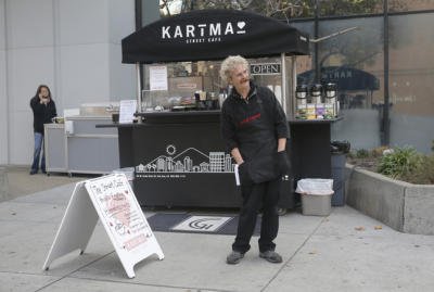 DavidEarlySr's tweet photo. Coffee cart helped by homeless baristas officially opens in San Jose: https://t.co/QStFszpX6S https://t.co/rQjFkAQzOd