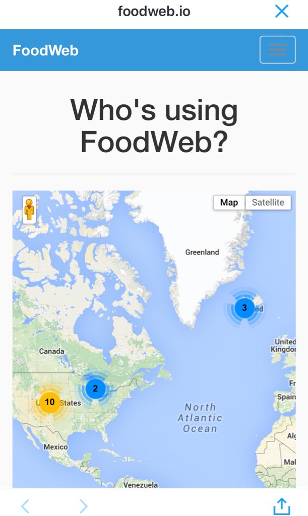 FoodWebApp tweet picture