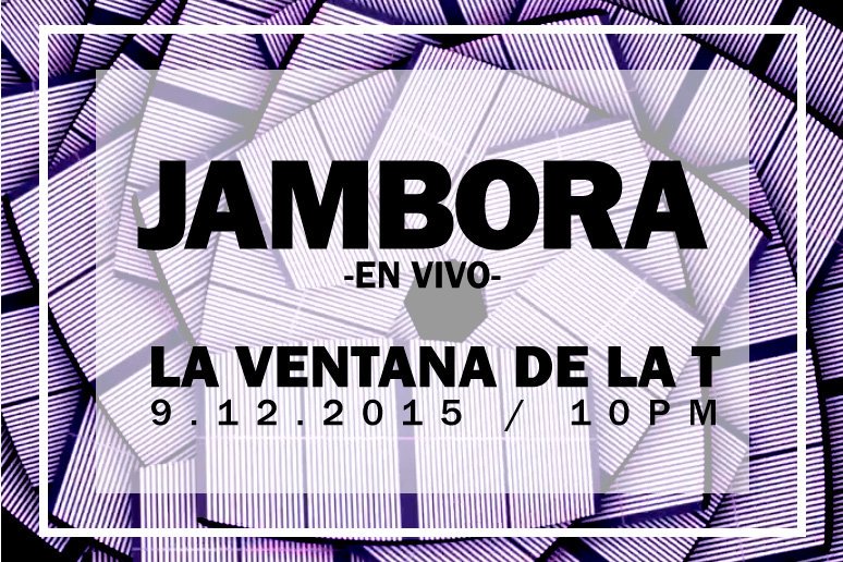 Jambora's tweet image. Nos vemos el próximo 9 de diciembre en @laventanadelat !  no se lo pueden perder
Entrada : 15K 
#SúbeleAlaVibra