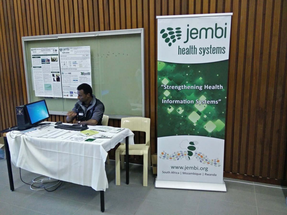 carlsbox's tweet photo. @jembi_hs setting up for #ICT4Health2015 https://t.co/4b7U2mWGQL