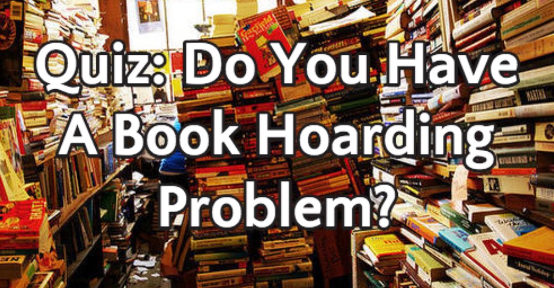 BookRiot's tweet photo. Do you have a book hoarding problem? That quiz and more in today's Critical Linking: https://t.co/aYK0hN3DX0 https://t.co/NxuKqOvF19