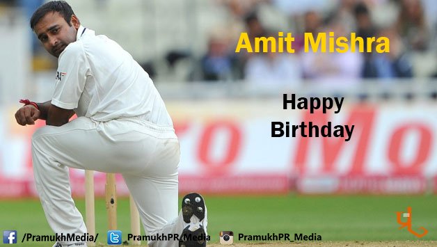 Wishing Happy Birthday to Indian Cricketer Amit Mishra      