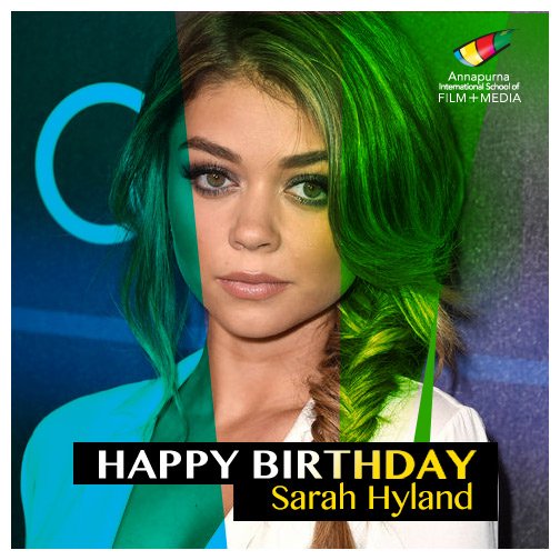  Wishing Modern Family actor, Sarah Hyland a Happy Birthday! :D \\m/ 