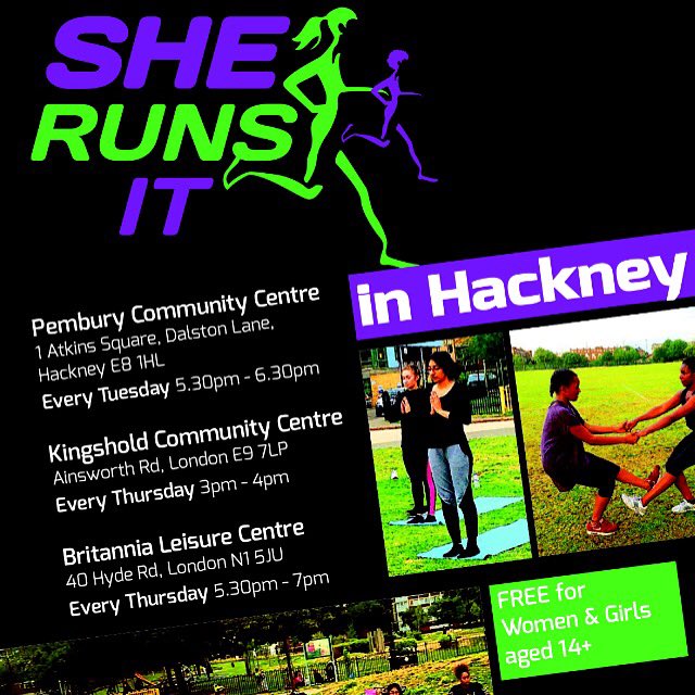 Come along to our female empowerment session in Hackney <a href="/HurricanesAC/">Hackney Hurricanes</a> @StreetGames <a href="/londonathletics/">London Athletics</a> <a href="/LondonSportCSP/">London Sport</a>