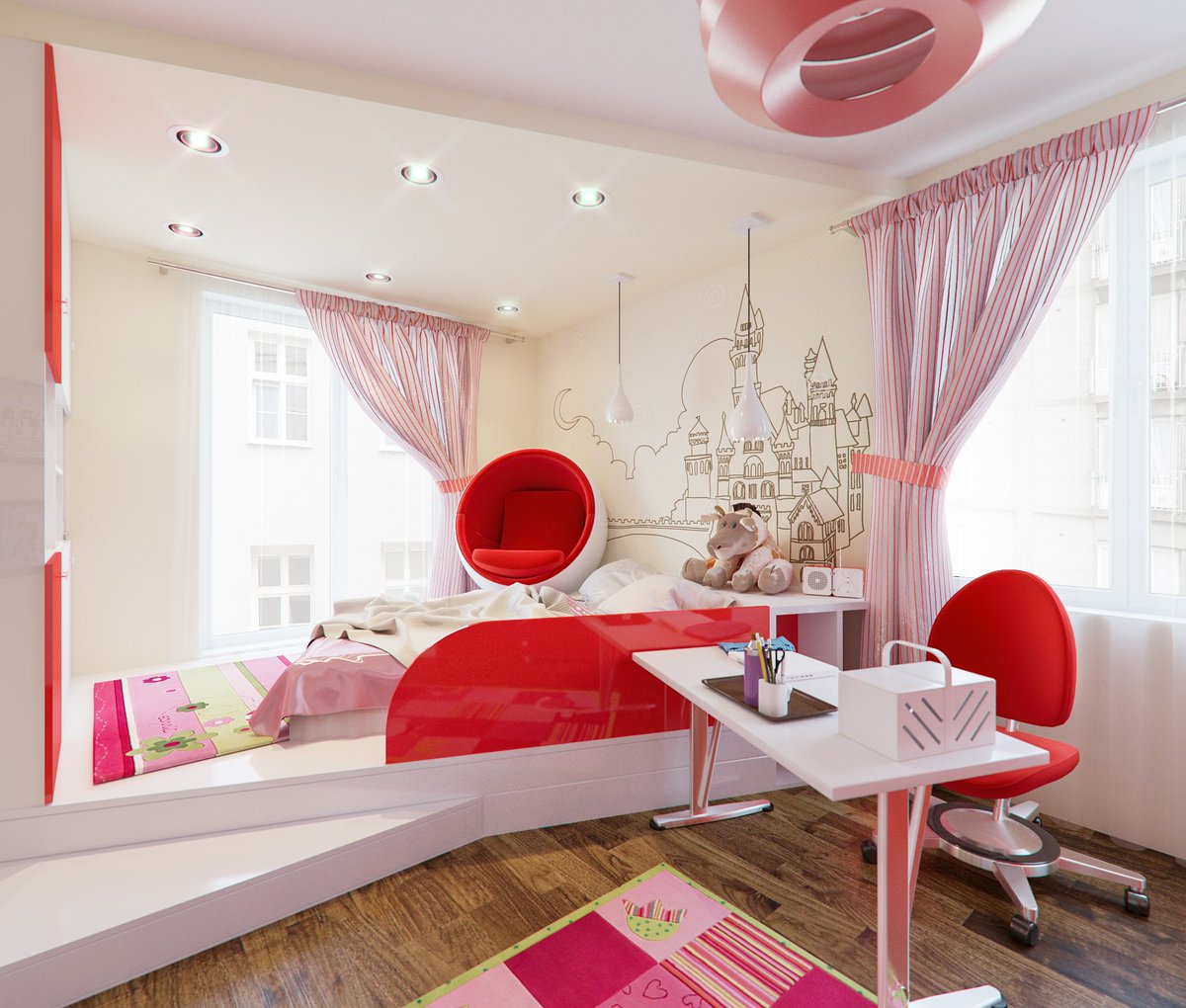 InsightVision15's tweet photo. Яркий и расочный проект детской для взрослеющей принцессы! #interiordesign #Princess #InsightVision #DesignForGirl https://t.co/QkHjYhDwSl