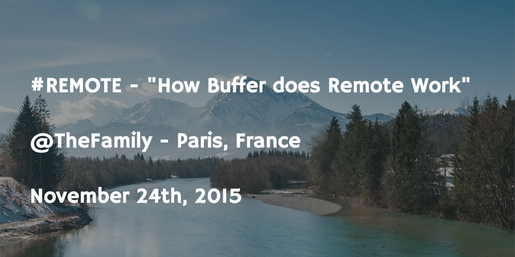 rdutel's tweet photo. Woah! Chatting about #remotework for @buffer and @remotiveio at @_thefamily tonight! https://t.co/If6hrXCJPZ https://t.co/c4itPvas6w