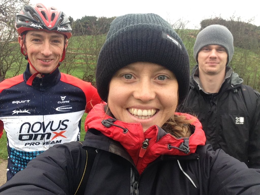 Great morning filming at @Hadleigh_Park. It's grey &amp; wet but the course is still tip top! #weareOMX #Hadleighishome