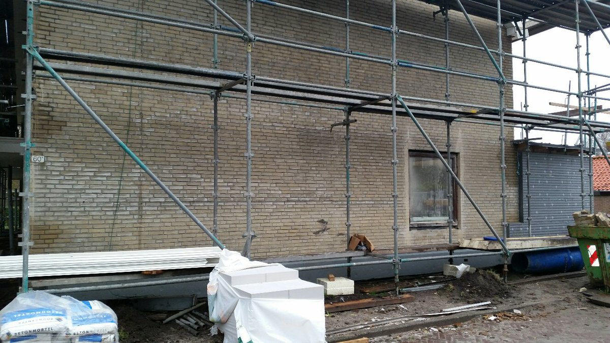 #PreWall geschikt voor bestaand en nieuwbouw! Renovatie + aanbouw woningen in #Amstelveen in volle gang. #KPTbouw