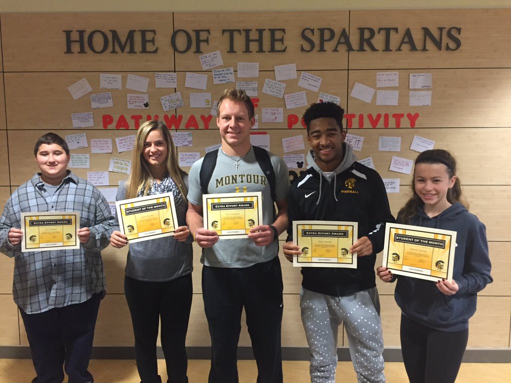 WKing_BAHS's tweet photo. #MontourProud of #StudentsofMonth #ExtraEffortAwards! https://t.co/fPxvGvvE21