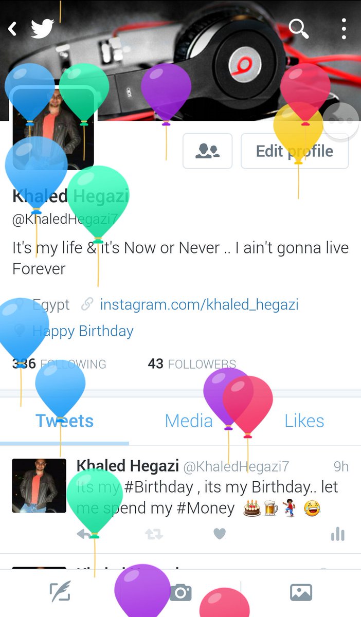 و انت طيب أتويتر أحبيب قلبي 😂