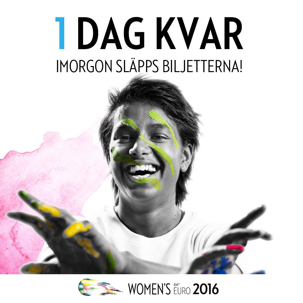 MatildaBoson's tweet photo. Nästa år spelas EM i Sverige. Imorgon släpps de första biljetterna. #pureheartallhands #handem https://t.co/qXZKr9Ofct
