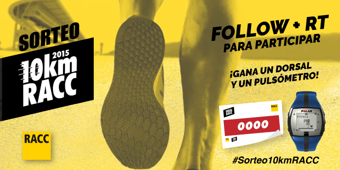ClubRACC's tweet photo. ►Sorteamos 1 pulsómetro + 1 dorsal para correr la 10kmRACC◄ FOLLOW + RT para participar ⌚🏃👌 #Sorteo10kmRACC https://t.co/KyIXFzuY5A