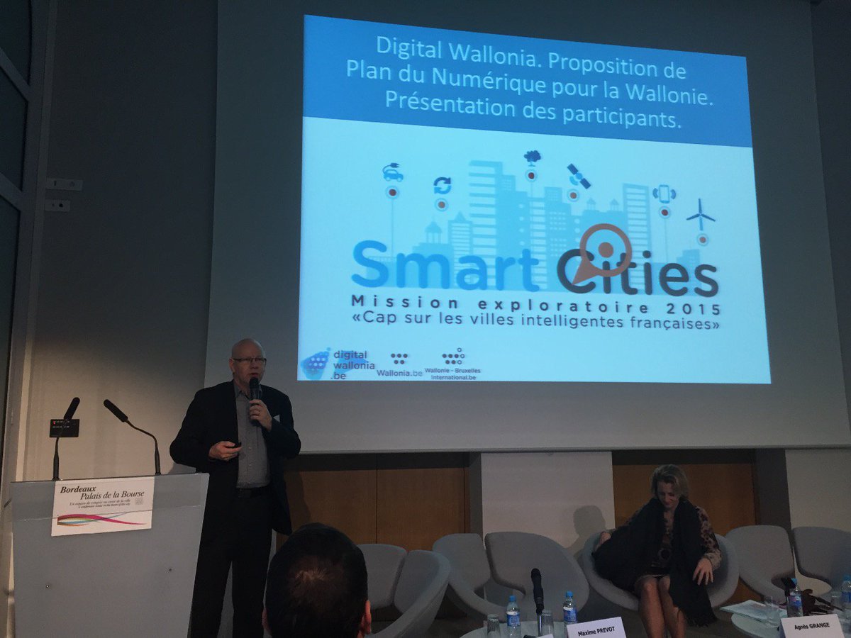 digitalwallonia's tweet photo. Benoit Hucq DG de l'AdN présente @digitalwallonia @CCIdeBordeaux #smartcities2015 https://t.co/a5gUUgCfdR