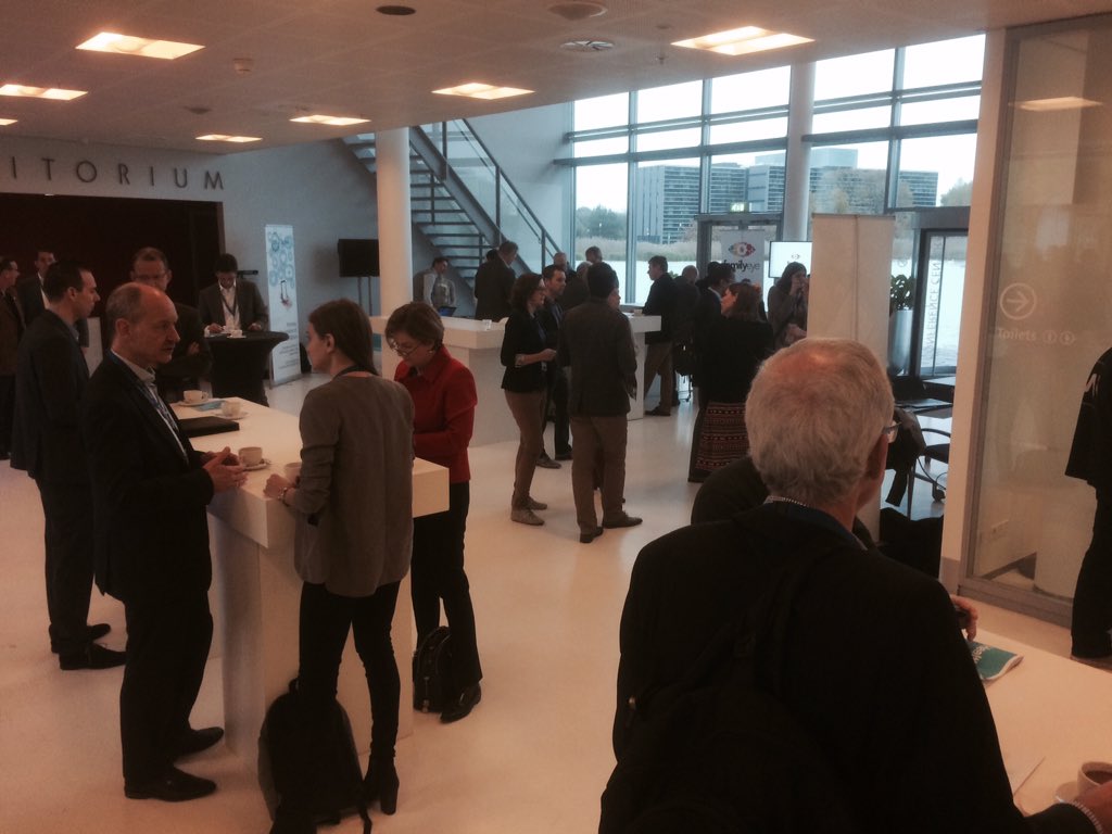 hightechcampus's tweet photo. Health Tech Event about to start. Full house today, international crowd. #HTE15 #Brainport https://t.co/Scx13GDZ5c