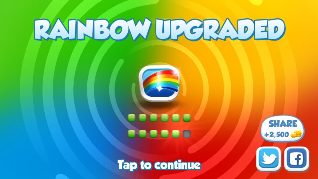 suka_dada's tweet photo. I upgraded RAINBOW powerup to level 11 in #SkylineSkaters https://t.co/t5pfixdyhg https://t.co/0cCzmq3cUv