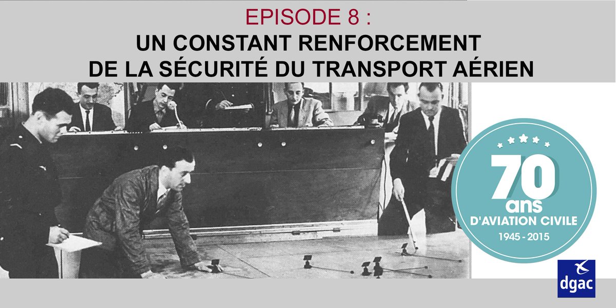 DGAC's tweet photo. #HBD #DGAC70 épisode 8 https://t.co/ZbA6bl3yBQ quelles grandes évolutions a connu le secteur aérien? #avgeek https://t.co/PAs4dX38ig