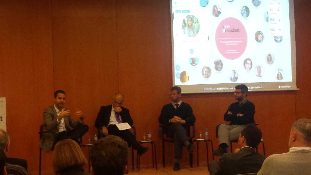 TaniaSA's tweet photo. .@xcapellades a @tefdigital tenim el repte de crear fins i tot nous verticals amb model #LeanElephant #LSBreakfast https://t.co/H1ksM9DSgw