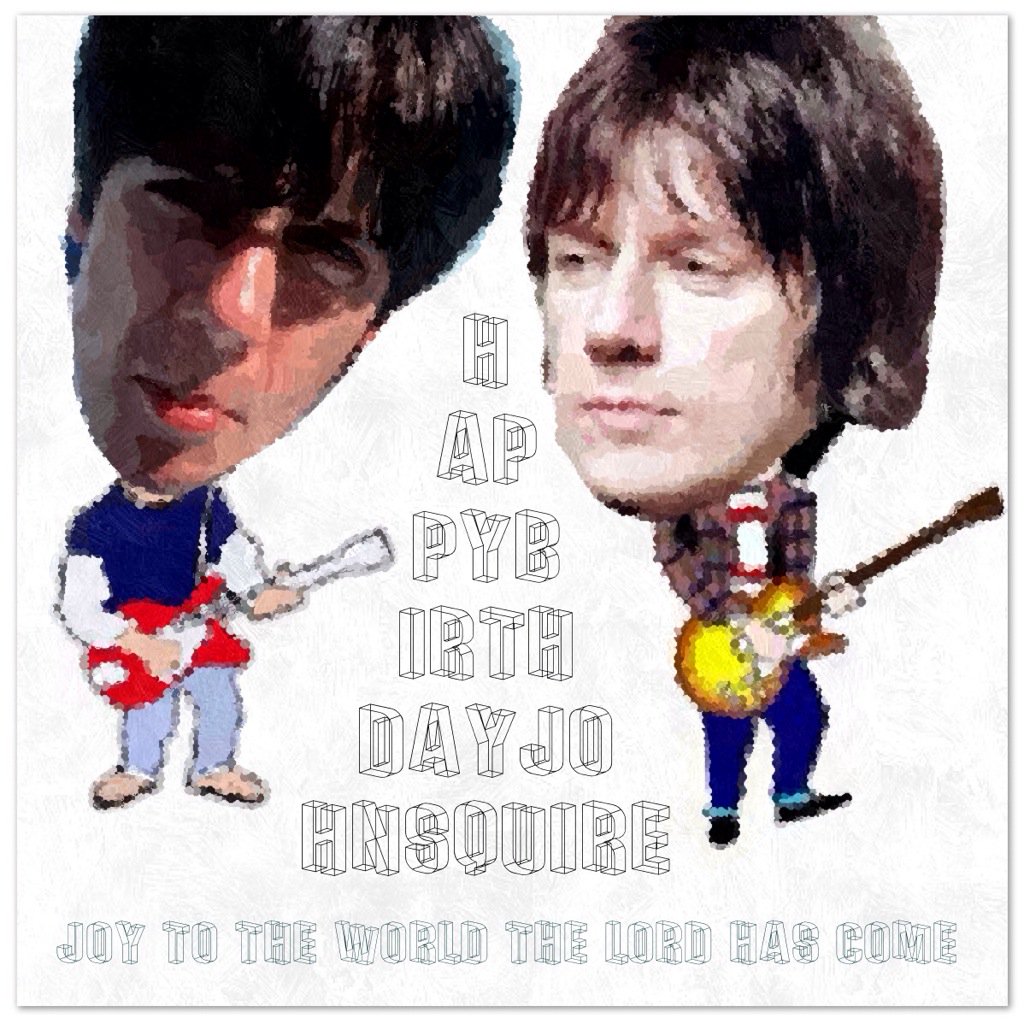 My kind of Christmas. 

Happy 53rd BDay John Squire!! 

Wish that Dillon would send my kindest regards to his dad 