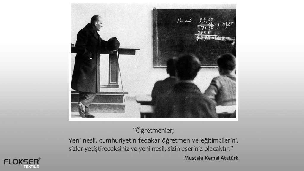 Başöğretmenimiz Mustafa Kemal Atatürk başta olmak üzere, tüm fedakar öğretmenlerin Öğretmenler Günü kutlu olsun!