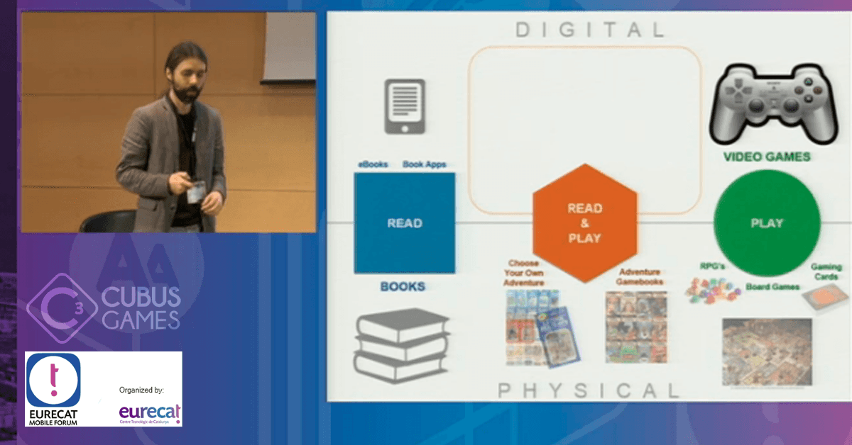 CubusGames's tweet photo. Talking about #Gamebooks at #EurecatMobile. Do you #Play or do you #read? Try this new #digital #experience! https://t.co/YqgV9n44yh