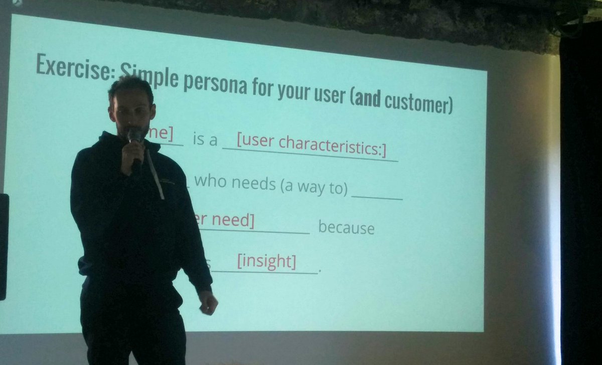 Andrew on Personas #GoogleLaunchpad