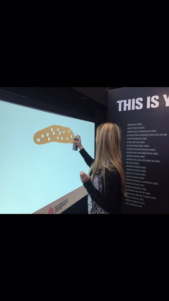 Art_and_Design's tweet photo. Let your creative side out on Stand 67 at #UCASDesign and get your questions answered by the #DMU team #DMUDesign https://t.co/VgYl2aaybU